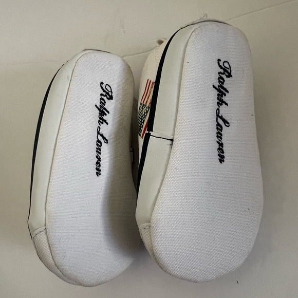 Polo by Ralph Lauren Kids White Sneakers - Picture 6 of 8